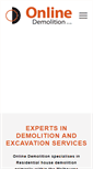 Mobile Screenshot of onlinedemolition.com