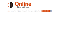 Tablet Screenshot of onlinedemolition.com